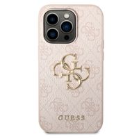 Guess 4G Metal Logo Back Cover Apple iPhone 15 Pro - Rosa
