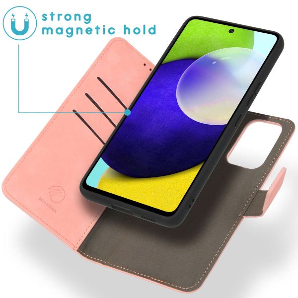 imoshion Entfernbare 2-1 Luxus Klapphülle Samsung Galaxy A53 - Rosa