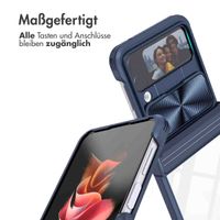 imoshion Back Cover mit Kameraschieber für das Samsung Galaxy Z Flip 4 - Dunkelblau