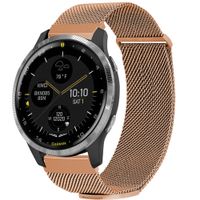 imoshion Mailändische Magnetarmband für das Garmin Venu - Rose Gold