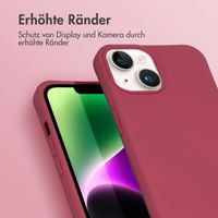 imoshion Color Backcover mit abtrennbarem Band für das iPhone 14 - Dunkelrot