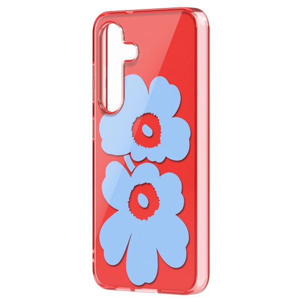 Samsung Unikko Hybrid Case Marimekko Samsung Galaxy S25 - Rot