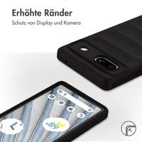 imoshion EasyGrip Back Cover für das Google Pixel 7a - Schwarz