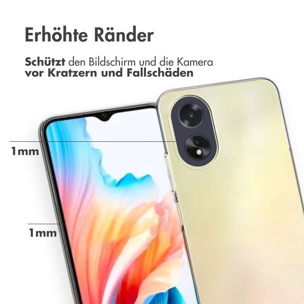 Accezz TPU Clear Cover für das Oppo A18 / Oppo A38 - Transparent