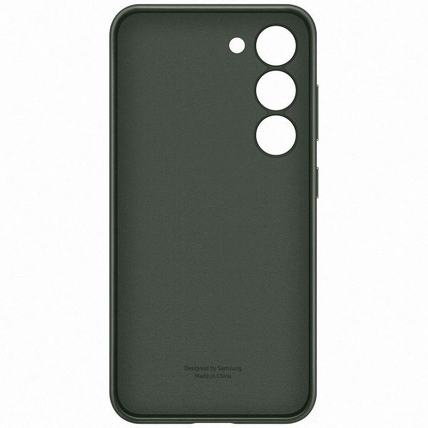 Samsung Original Leather Backcover für das Samsung Galaxy S23 - Grün