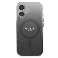 Guess MagSafe IML Glitter Gradient Case für das Apple iPhone 16 - Black