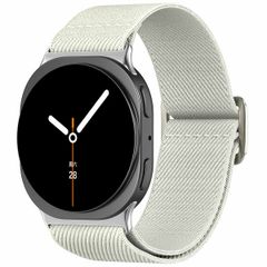 imoshion Elastisches Nylonarmband für das Samsung Galaxy Watch 8 (Classic) - 40 / 44 / 46mm - Beige