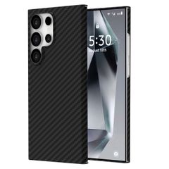 Accezz MagSafe Kevlar Hülle Samsung Galaxy S24 Ultra - Schwarz