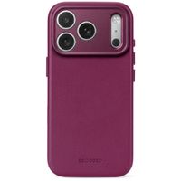 Decoded Leather Backcover MagSafe Apple iPhone 18 Pro / 17 Pro - Aubergine