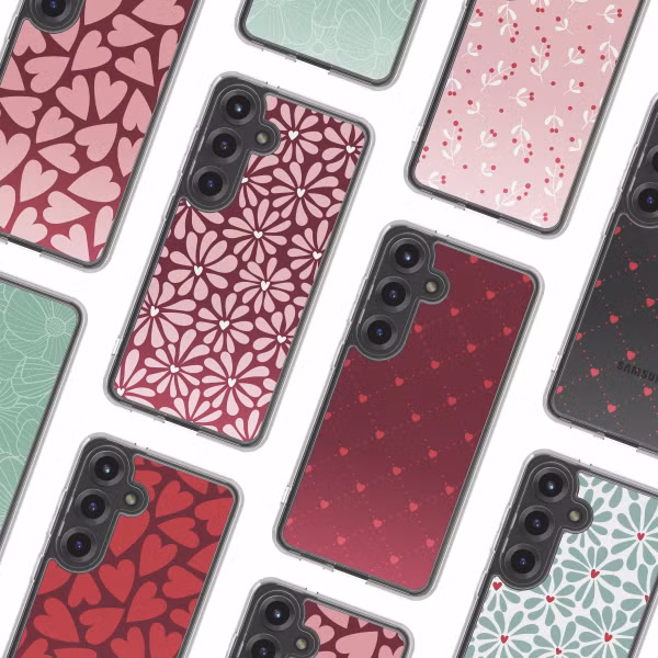 imoshion Design Hülle Samsung Galaxy S25 - Bloom Love Blush