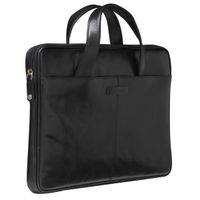 dbramante1928 Silkeborg Laptoptasche 16 Zoll - Echtes Leder - Black