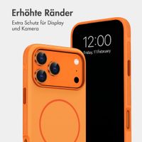 imoshion Color Backcover mit Thin MagSafe Ring Apple iPhone 18 Pro / 17 Pro - Orange