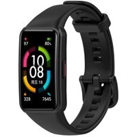 imoshion Silikonband für das Huawei Band 6 / Honor Band 6 - Schwarz