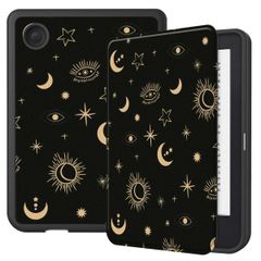 imoshion Design Slim Soft Case Sleepcover für das Kobo Clara 2E / Tolino Shine 4 - Stars Sky