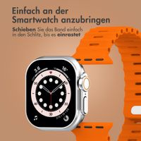 Accezz Ocean Armband für Apple Watch Series 1 - 9 / SE (38/40/41 mm) | Series 10 / 11 (42 mm) - Orange