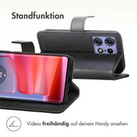 imoshion Luxuriöse Klapphülle Motorola Edge 50 Pro - Schwarz