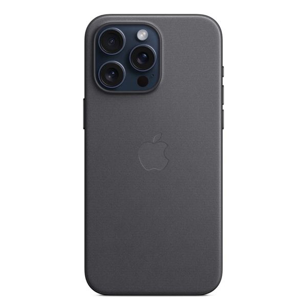 Apple FineWoven Back Cover MagSafe Apple iPhone 15 Pro Max - Schwarz
