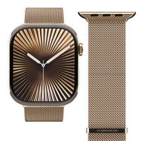 Vonmählen Milanese Loop 2 Armband für das  Apple Watch Series 1 t/m 9 / SE (38/40/41 mm) | Series 10 / 11 (42 mm) - Sunset Gold