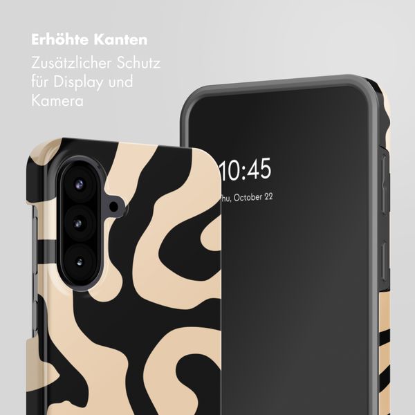 Selencia Vivid Back Cover Samsung Galaxy A57 (5G) - Art Wave Black