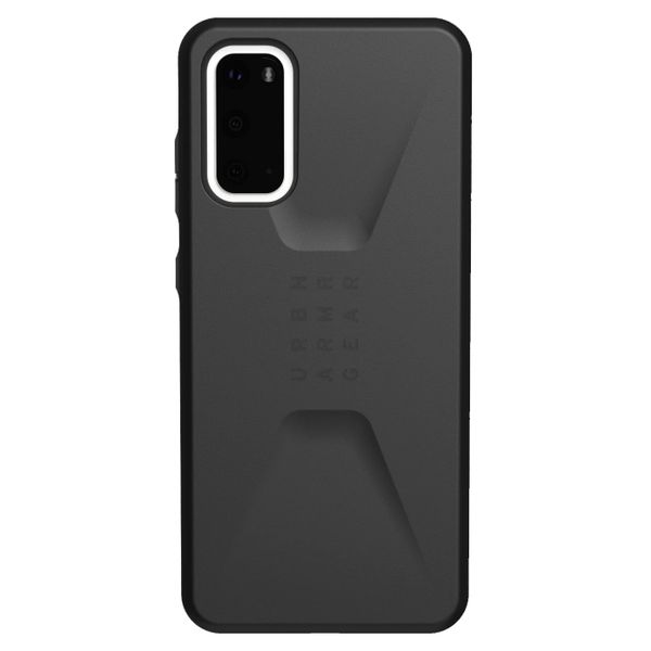 UAG Civilian Backcover Schwarz für das Samsung Galaxy S20