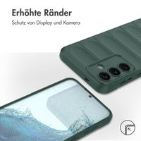 imoshion EasyGrip Back Cover für das Samsung Galaxy S24 - Dunkelgrün