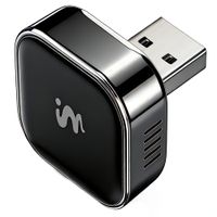 imoshion Mini 2-in-1 Auto-Dongle - Kabelloses CarPlay und Android Auto - Schwarz