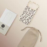 Selencia Sabi Backcover Leopardenmuster mit MagSafe Apple iPhone 17 Pro Max - Soft Ivory