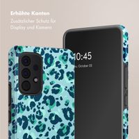 Selencia Vivid Tough Back Cover für das Samsung Galaxy A53 - Wild Spots Light Blue