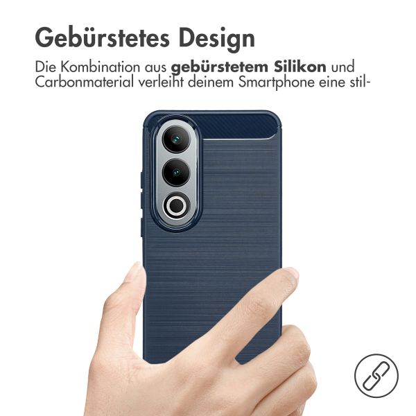 imoshion Brushed Back Cover für das OnePlus Nord CE 4 - Dunkelblau