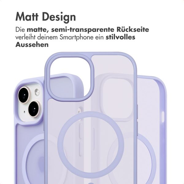 imoshion Color Guard Back Cover mit MagSafe Apple iPhone 15 - Lila / Lilac