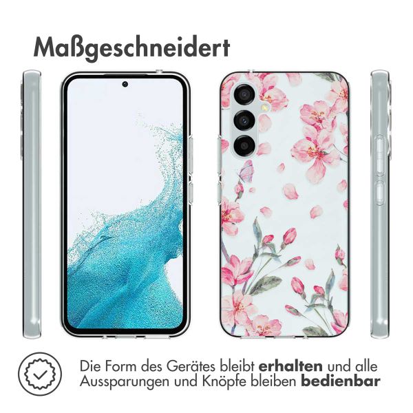 imoshion Design Hülle Samsung Galaxy A54 (5G) - Blossom Watercolor