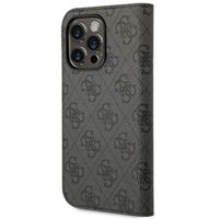 Guess 4G Logo Klapphülle Apple iPhone 14 Pro - Schwarz