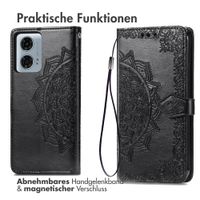 imoshion Mandala Klapphülle Motorola Moto G24 Power - Schwarz