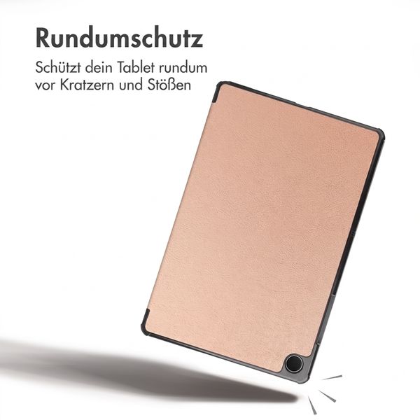 imoshion Trifold Klapphülle Samsung Galaxy Tab A9 Plus - Rosé gold