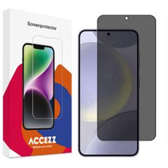 Accezz Privacy Displayschutz aus gehärtetem Glas Samsung Galaxy S24 Plus / S25 Plus