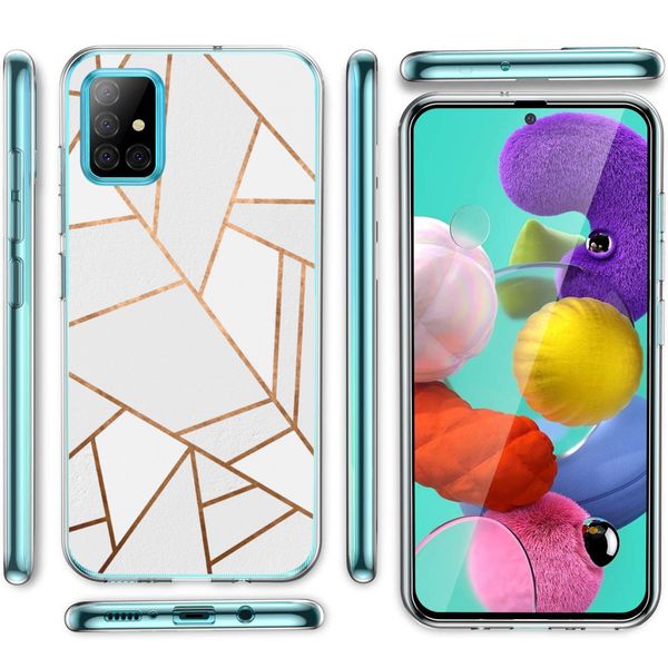 imoshion Design Hülle für das Samsung Galaxy A31 - White Graphic