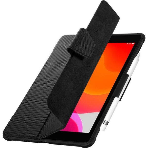 Spigen Rugged Armor Pro Klapphülle Apple iPad 9 (2021) 10.2 Zoll / iPad 8 (2020) 10.2 Zoll / iPad 7 (2019) 10.2 Zoll - Schwarz