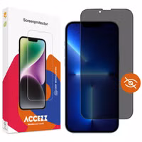 Accezz Privacy Displayschutz aus gehärtetem Glas Apple iPhone 13 Pro Max / 14 Plus