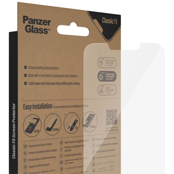 PanzerGlass Antibakterieller Screen Protector für das Apple iPhone 14 / 13 / 13 Pro