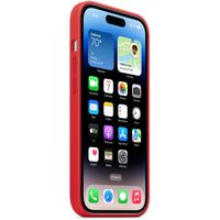 Apple Silikon-Case MagSafe für das Apple iPhone 14 Pro - Rot