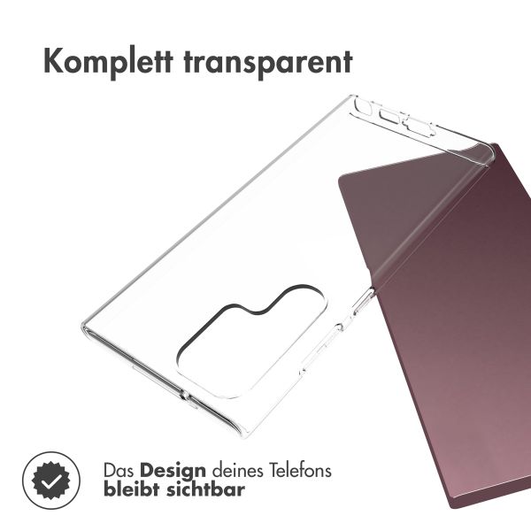 Accezz Clear TPU Backcover Samsung Galaxy S23 Ultra - Transparent