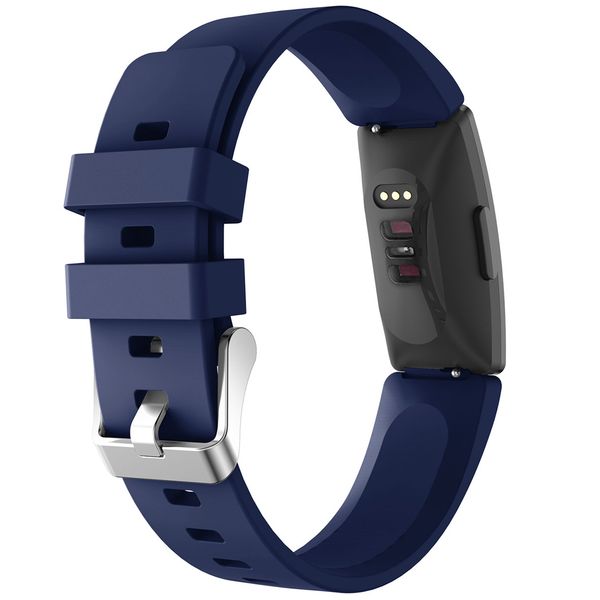 imoshion Silikonband für die Fitbit Inspire - Dunkelblau