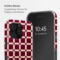 Selencia Vivid Rückabdeckung mit MagSafe Apple iPhone 16 Pro Max - Check This Burgundy