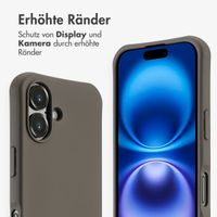 imoshion Color Backcover mit abtrennbarem Band MagSafe für das Apple iPhone 16 - Black Coffee