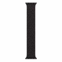 Apple Geflochtenes Solo Loop für die Apple Watch | 44/45/46/49 mm - Größe 5 - Black Unity