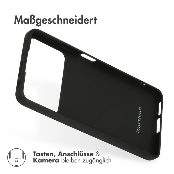 imoshion Color TPU Hülle für das Xiaomi Poco X4 Pro 5G - Schwarz