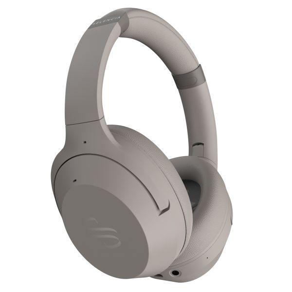 Selencia Urban Play Wireless Bluetooth Kopfhörer - Drahtloser Over-Ear Kopfhörer - mit Active Noise Cancelling - Cosy Grey