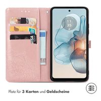 imoshion Mandala Klapphülle für das Motorola Moto G24 Power - Rose Gold