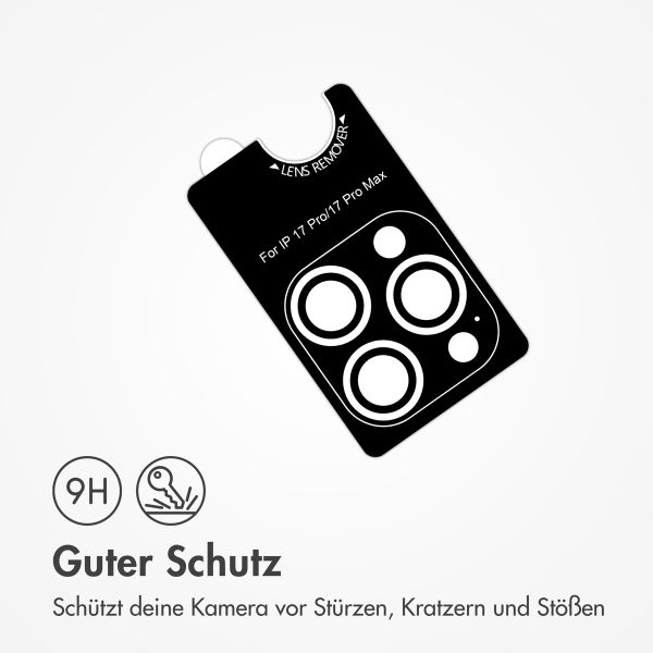 imoshion 2er Pack Kameraobjektivschutz für das Apple iPhone 17 Pro / 17 Pro Max - Transparent