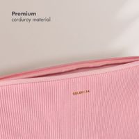 Selencia Cord Laptop Hülle 13-14 Zoll - Laptop Sleeve - Soft Blush
